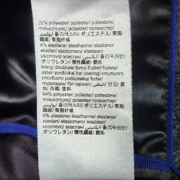 Calvin Klein Bomber Jacket Mens Small Gray Knit Lined Inside Pocket Stretch - Picture 16 of 16